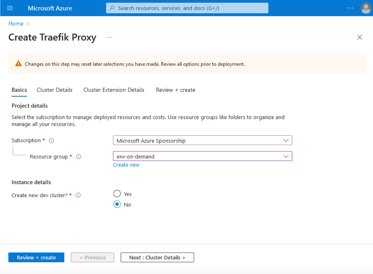 How to Install Traefik via Azure Marketplace